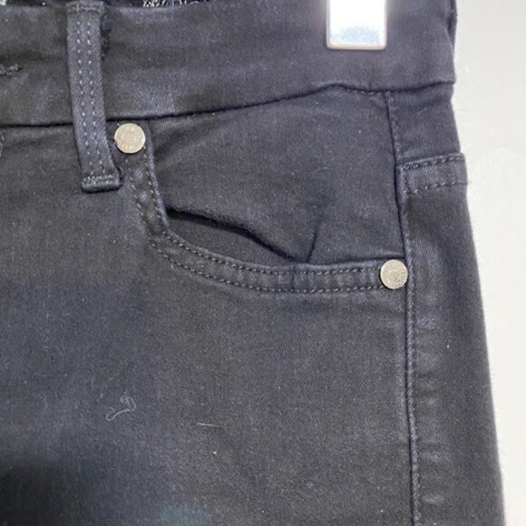 7 for all mankind The High Waist Women's Black Skinny Jeans Size 27 - Picture 5 of 10